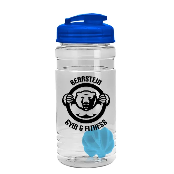 20 oz / 600ml Transparent Shaker Bottle with Mixing Ball and... from ASI 40480 Koozie Group