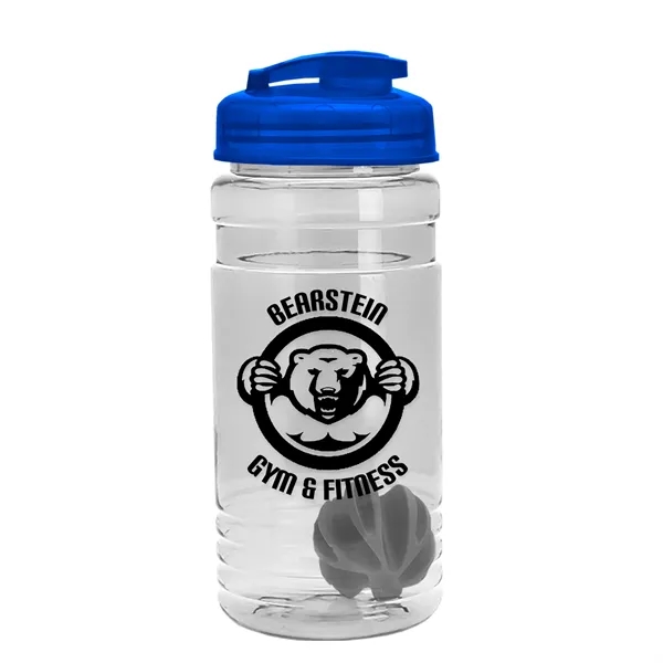20 oz / 600ml Transparent Shaker Bottle with Mixing Ball and... from ASI 40480 Koozie Group