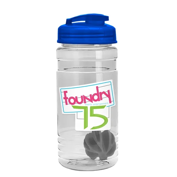 20 oz / 600ml Transparent Shaker Bottle with Mixing Ball and... from ASI 40480 Koozie Group