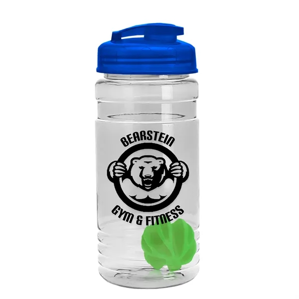 20 oz / 600ml Transparent Shaker Bottle with Mixing Ball and... from ASI 40480 Koozie Group