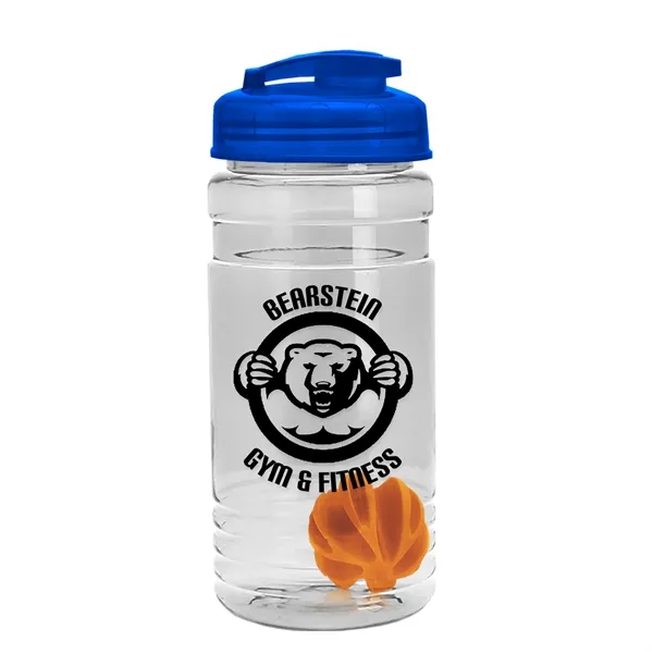 20 oz / 600ml Transparent Shaker Bottle with Mixing Ball and... from ASI 40480 Koozie Group
