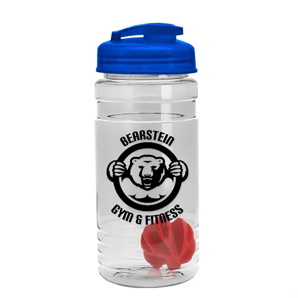 20 oz / 600ml Transparent Shaker Bottle with Mixing Ball and... from ASI 40480 Koozie Group