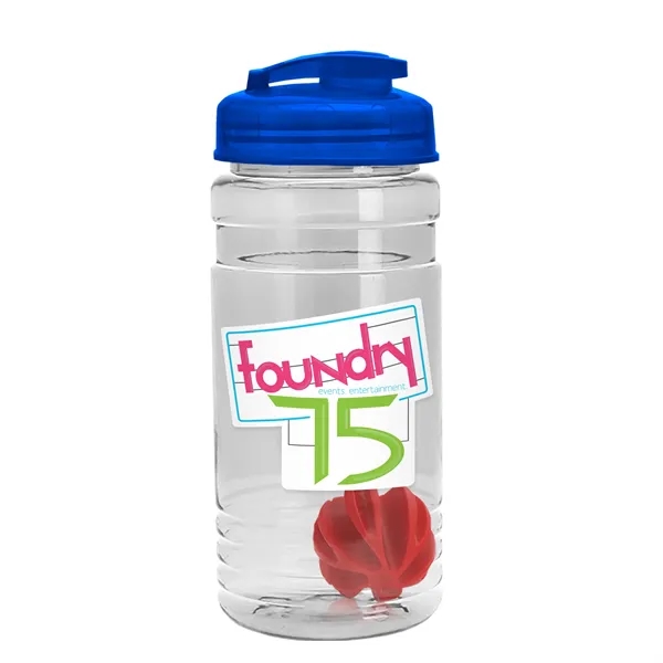20 oz / 600ml Transparent Shaker Bottle with Mixing Ball and... from ASI 40480 Koozie Group