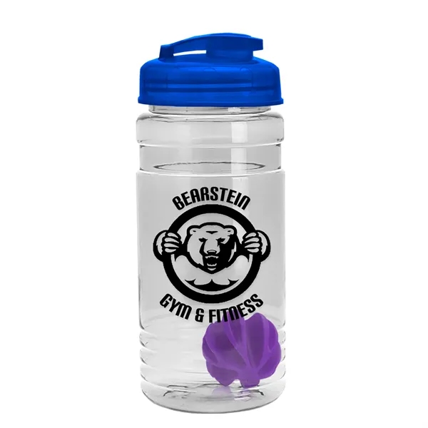 20 oz / 600ml Transparent Shaker Bottle with Mixing Ball and... from ASI 40480 Koozie Group