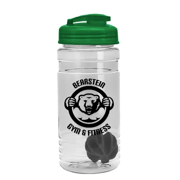 20 oz / 600ml Transparent Shaker Bottle with Mixing Ball and... from ASI 40480 Koozie Group