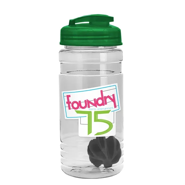 20 oz / 600ml Transparent Shaker Bottle with Mixing Ball and... from ASI 40480 Koozie Group