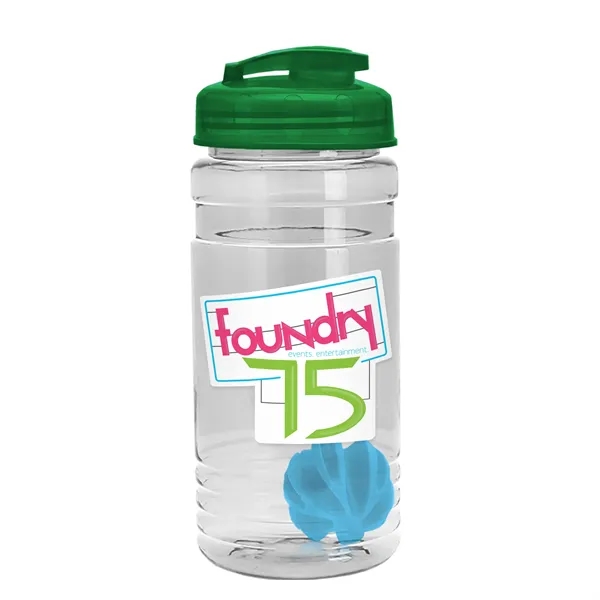 20 oz / 600ml Transparent Shaker Bottle with Mixing Ball and... from ASI 40480 Koozie Group