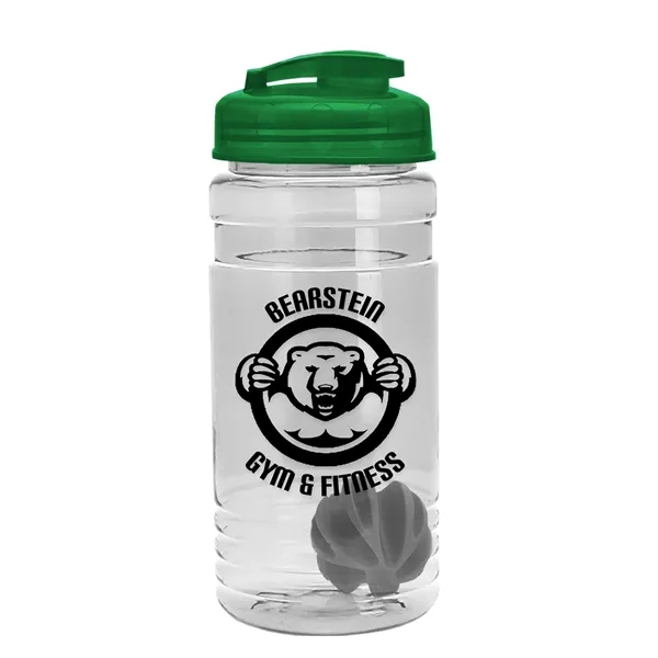 20 oz / 600ml Transparent Shaker Bottle with Mixing Ball and... from ASI 40480 Koozie Group