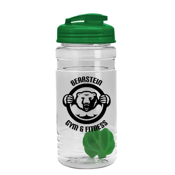 20 oz / 600ml Transparent Shaker Bottle with Mixing Ball and... from ASI 40480 Koozie Group