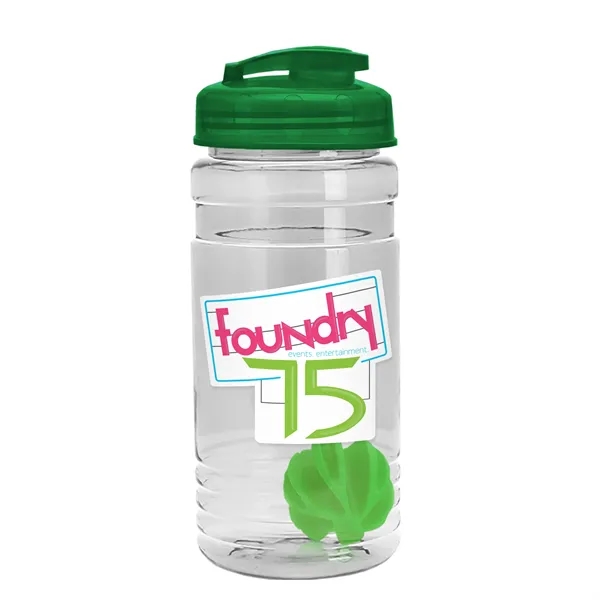 20 oz / 600ml Transparent Shaker Bottle with Mixing Ball and... from ASI 40480 Koozie Group