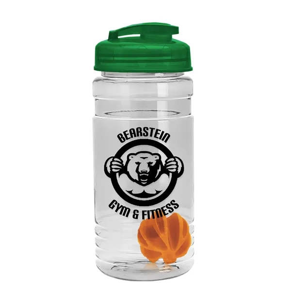 20 oz / 600ml Transparent Shaker Bottle with Mixing Ball and... from ASI 40480 Koozie Group