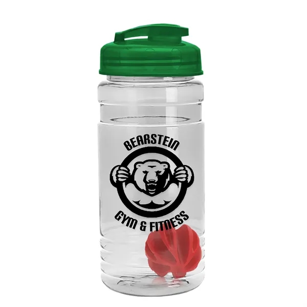 20 oz / 600ml Transparent Shaker Bottle with Mixing Ball and... from ASI 40480 Koozie Group