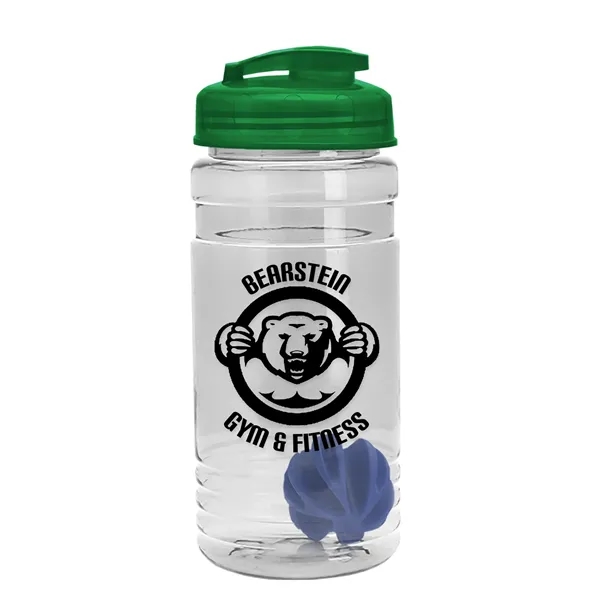 20 oz / 600ml Transparent Shaker Bottle with Mixing Ball and... from ASI 40480 Koozie Group