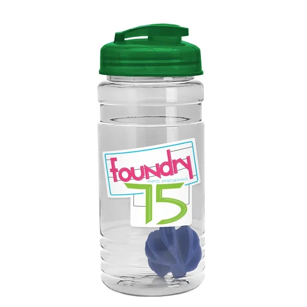 20 oz / 600ml Transparent Shaker Bottle with Mixing Ball and... from ASI 40480 Koozie Group