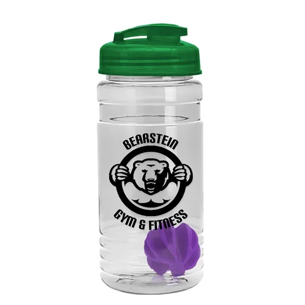 20 oz / 600ml Transparent Shaker Bottle with Mixing Ball and... from ASI 40480 Koozie Group