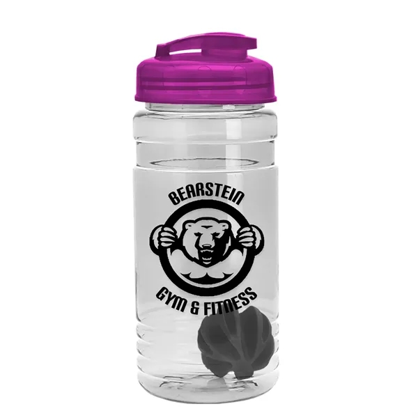 20 oz / 600ml Transparent Shaker Bottle with Mixing Ball and... from ASI 40480 Koozie Group