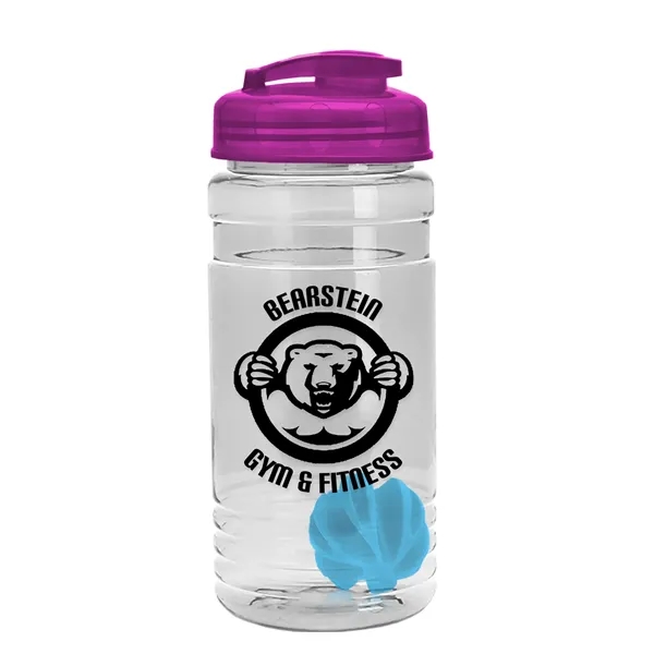 20 oz / 600ml Transparent Shaker Bottle with Mixing Ball and... from ASI 40480 Koozie Group