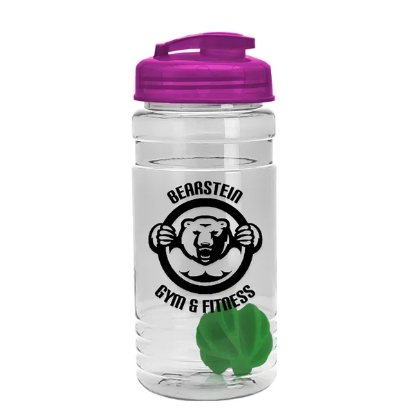 20 oz / 600ml Transparent Shaker Bottle with Mixing Ball and... from ASI 40480 Koozie Group