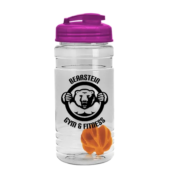20 oz / 600ml Transparent Shaker Bottle with Mixing Ball and... from ASI 40480 Koozie Group