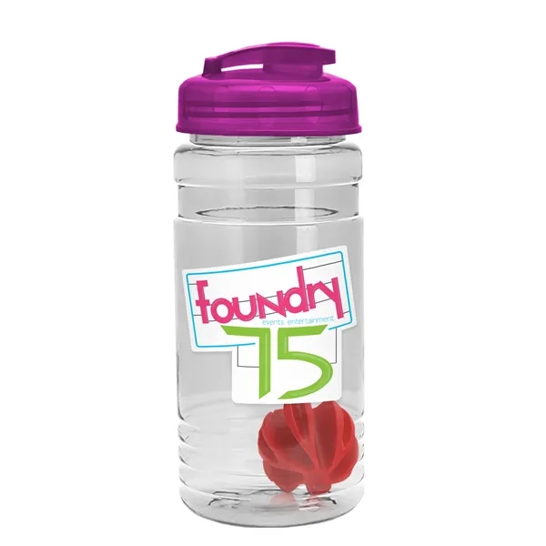 20 oz / 600ml Transparent Shaker Bottle with Mixing Ball and... from ASI 40480 Koozie Group