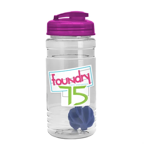 20 oz / 600ml Transparent Shaker Bottle with Mixing Ball and... from ASI 40480 Koozie Group