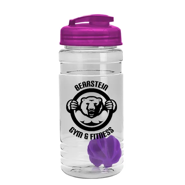 20 oz / 600ml Transparent Shaker Bottle with Mixing Ball and... from ASI 40480 Koozie Group