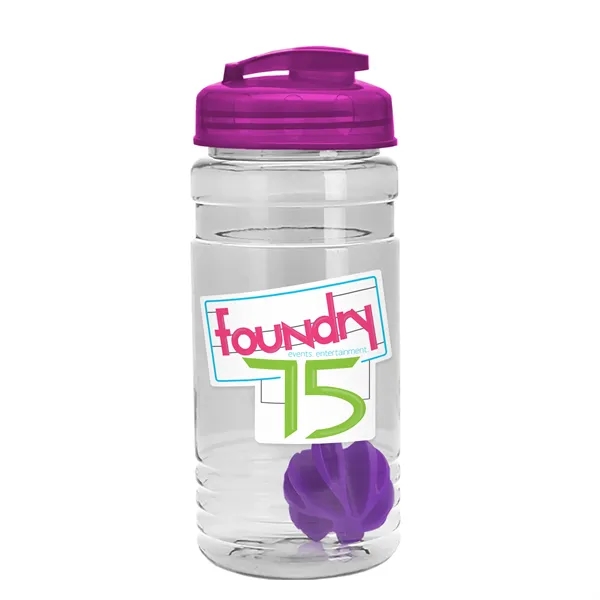 20 oz / 600ml Transparent Shaker Bottle with Mixing Ball and... from ASI 40480 Koozie Group