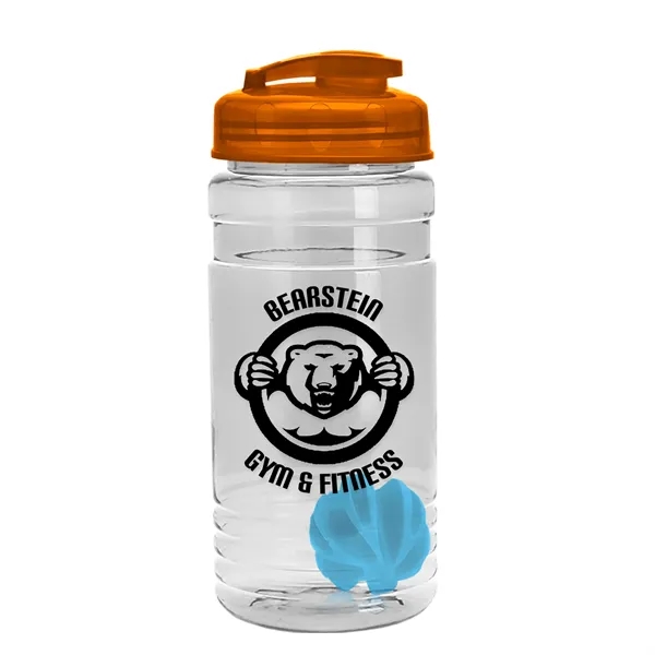 20 oz / 600ml Transparent Shaker Bottle with Mixing Ball and... from ASI 40480 Koozie Group