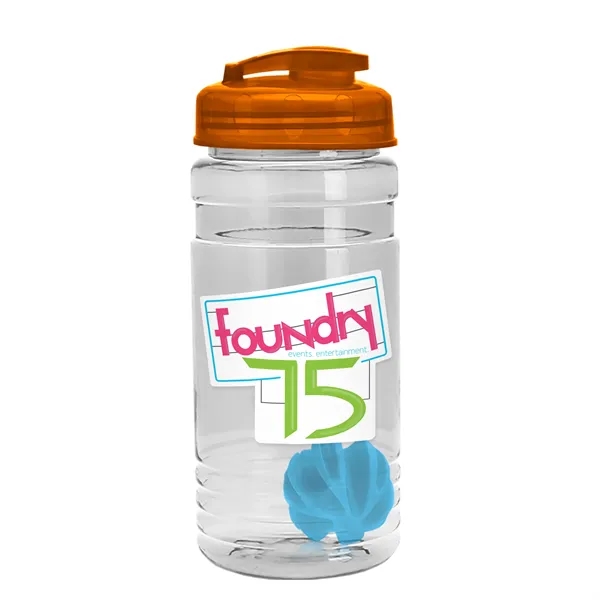 20 oz / 600ml Transparent Shaker Bottle with Mixing Ball and... from ASI 40480 Koozie Group
