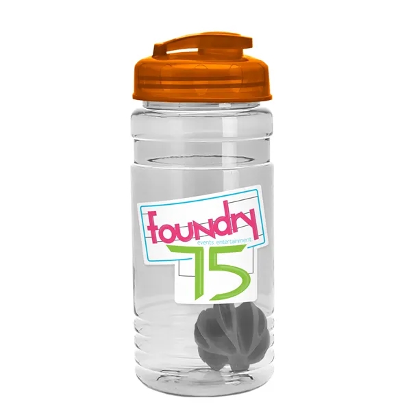 20 oz / 600ml Transparent Shaker Bottle with Mixing Ball and... from ASI 40480 Koozie Group