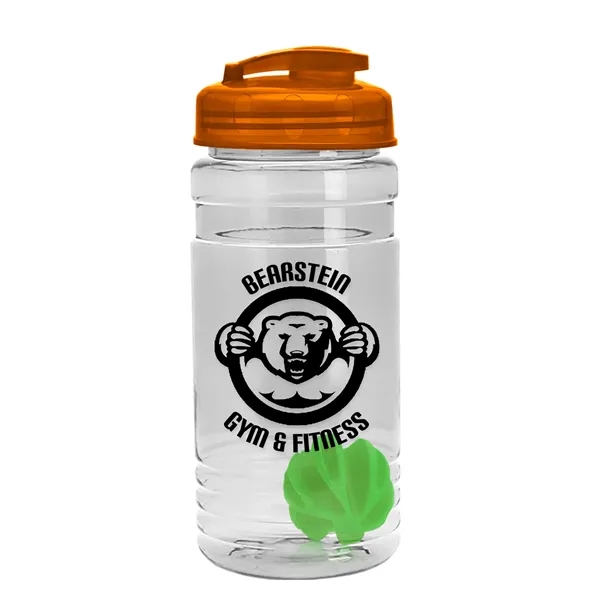 20 oz / 600ml Transparent Shaker Bottle with Mixing Ball and... from ASI 40480 Koozie Group