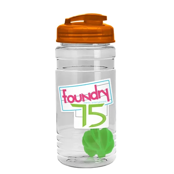 20 oz / 600ml Transparent Shaker Bottle with Mixing Ball and... from ASI 40480 Koozie Group