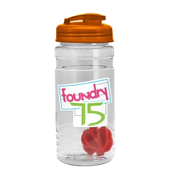 20 oz / 600ml Transparent Shaker Bottle with Mixing Ball and... from ASI 40480 Koozie Group