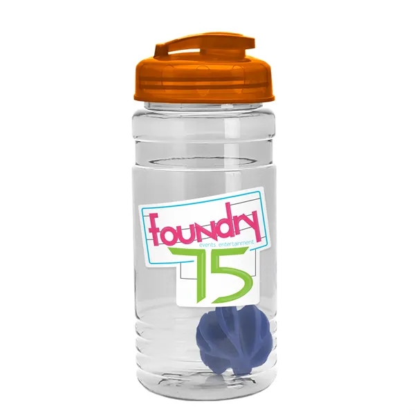 20 oz / 600ml Transparent Shaker Bottle with Mixing Ball and... from ASI 40480 Koozie Group