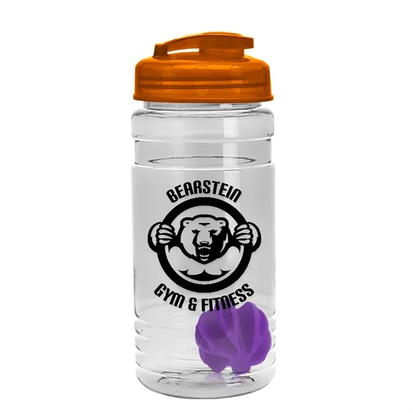 20 oz / 600ml Transparent Shaker Bottle with Mixing Ball and... from ASI 40480 Koozie Group