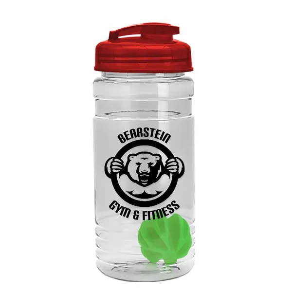 20 oz / 600ml Transparent Shaker Bottle with Mixing Ball and... from ASI 40480 Koozie Group
