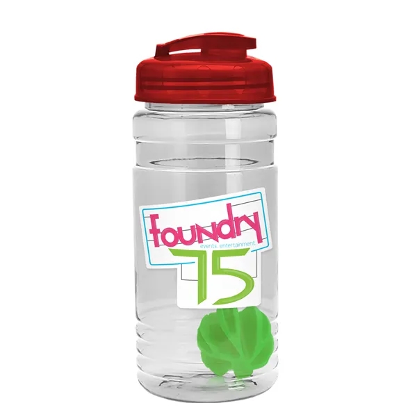 20 oz / 600ml Transparent Shaker Bottle with Mixing Ball and... from ASI 40480 Koozie Group