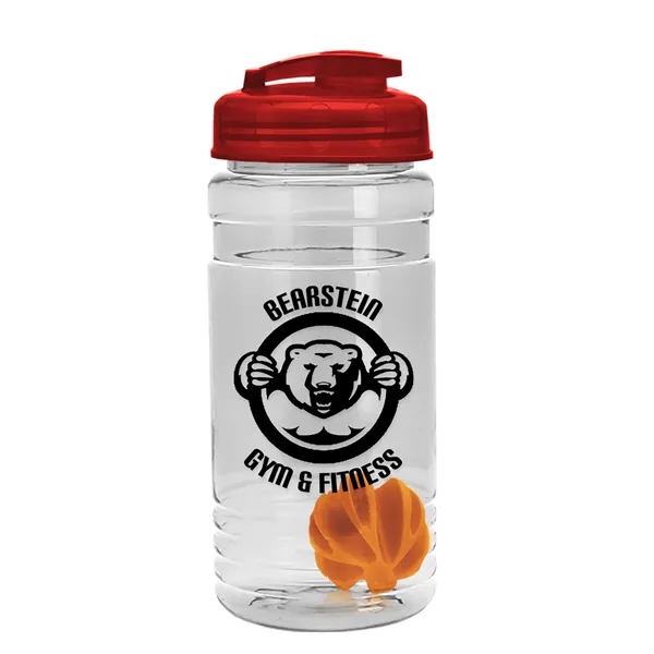 20 oz / 600ml Transparent Shaker Bottle with Mixing Ball and... from ASI 40480 Koozie Group