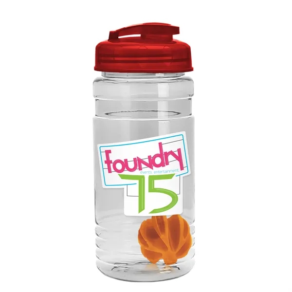 20 oz / 600ml Transparent Shaker Bottle with Mixing Ball and... from ASI 40480 Koozie Group