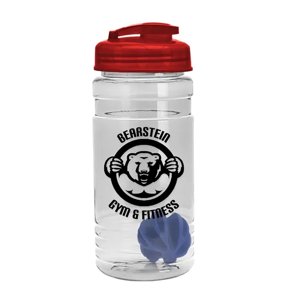 20 oz / 600ml Transparent Shaker Bottle with Mixing Ball and... from ASI 40480 Koozie Group