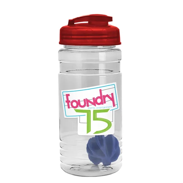 20 oz / 600ml Transparent Shaker Bottle with Mixing Ball and... from ASI 40480 Koozie Group