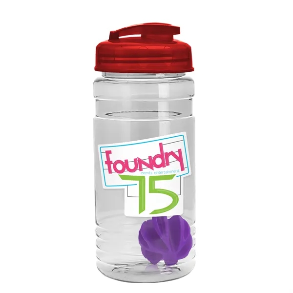 20 oz / 600ml Transparent Shaker Bottle with Mixing Ball and... from ASI 40480 Koozie Group