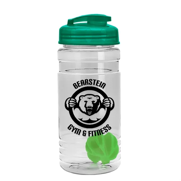 20 oz / 600ml Transparent Shaker Bottle with Mixing Ball and... from ASI 40480 Koozie Group