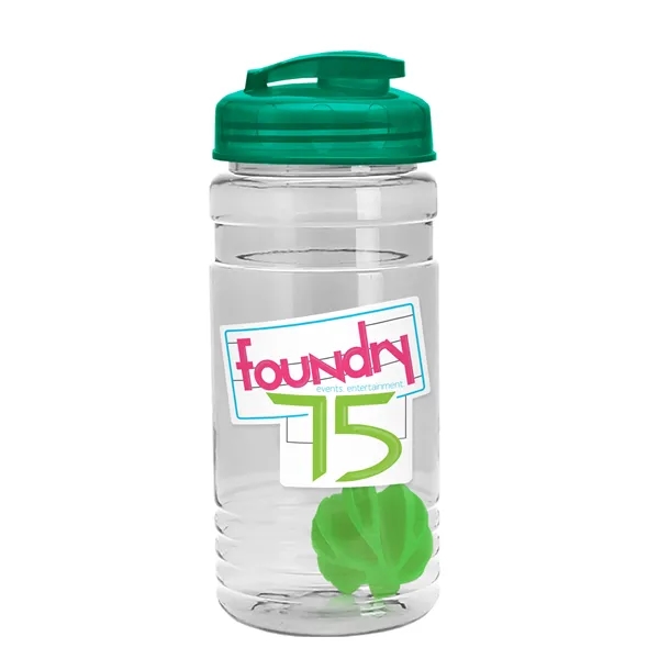 20 oz / 600ml Transparent Shaker Bottle with Mixing Ball and... from ASI 40480 Koozie Group