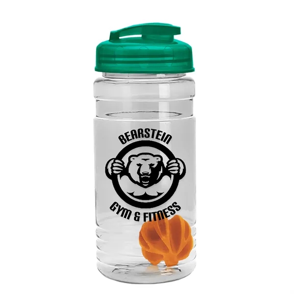 20 oz / 600ml Transparent Shaker Bottle with Mixing Ball and... from ASI 40480 Koozie Group