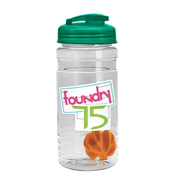 20 oz / 600ml Transparent Shaker Bottle with Mixing Ball and... from ASI 40480 Koozie Group