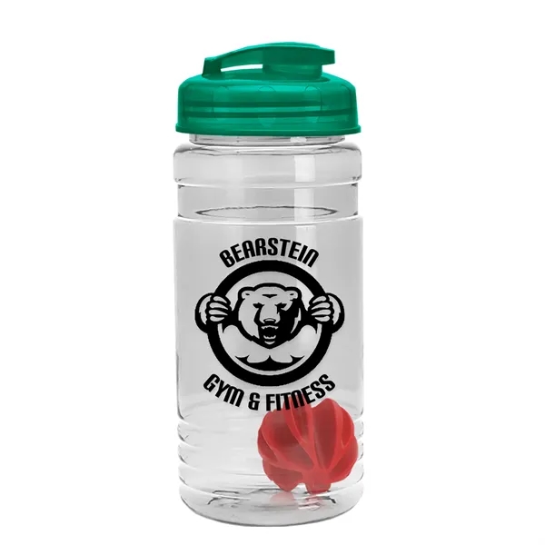 20 oz / 600ml Transparent Shaker Bottle with Mixing Ball and... from ASI 40480 Koozie Group
