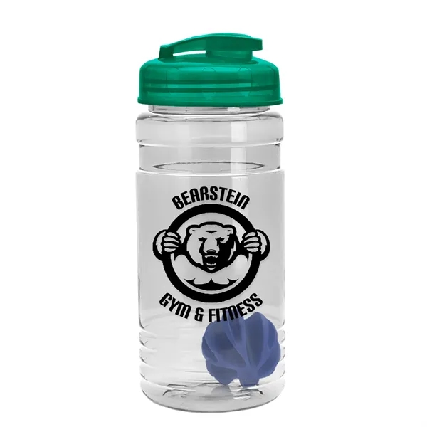 20 oz / 600ml Transparent Shaker Bottle with Mixing Ball and... from ASI 40480 Koozie Group