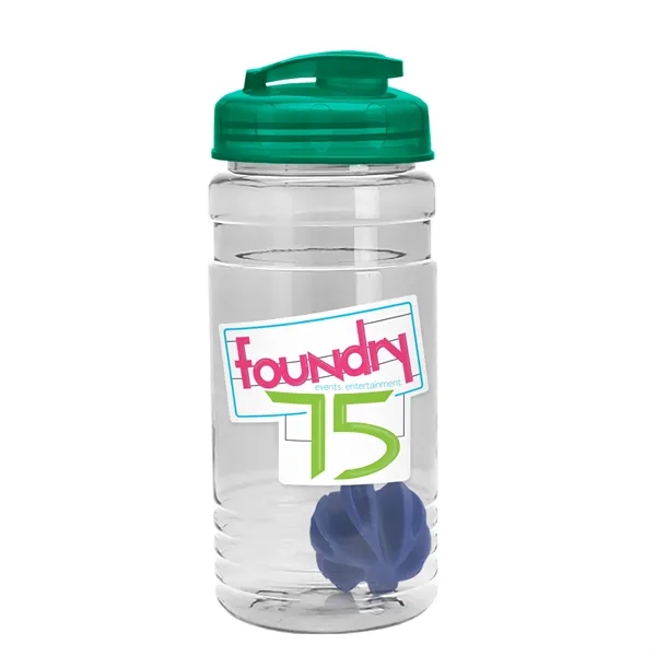 20 oz / 600ml Transparent Shaker Bottle with Mixing Ball and... from ASI 40480 Koozie Group