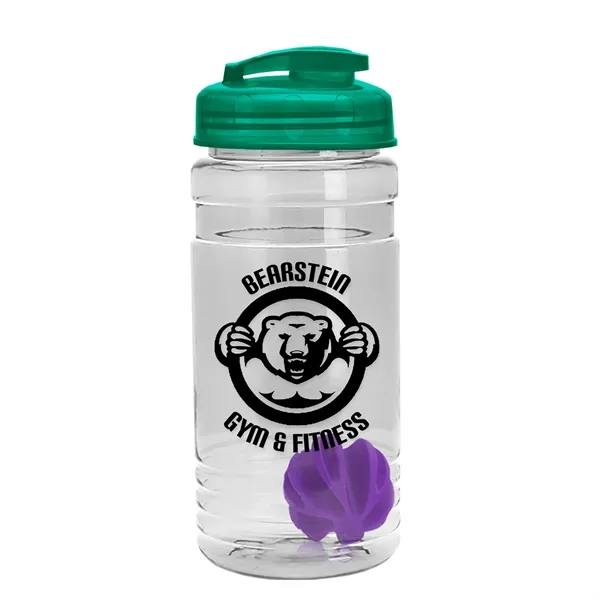 20 oz / 600ml Transparent Shaker Bottle with Mixing Ball and... from ASI 40480 Koozie Group